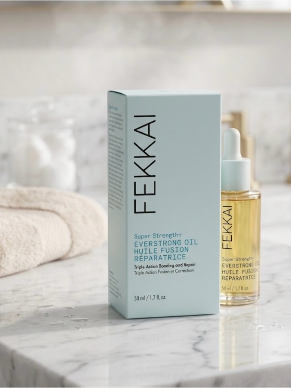 FEKKAI Everstrong Repairing Oil - Light Blue Packaging